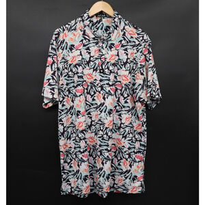 Bad Birdie Men's Performance Floral Print Golf Polo Multi Sz 2XL
